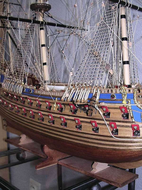 Image of 1:75 Scale Vasa Swedish warship Corel Kit as in 1628