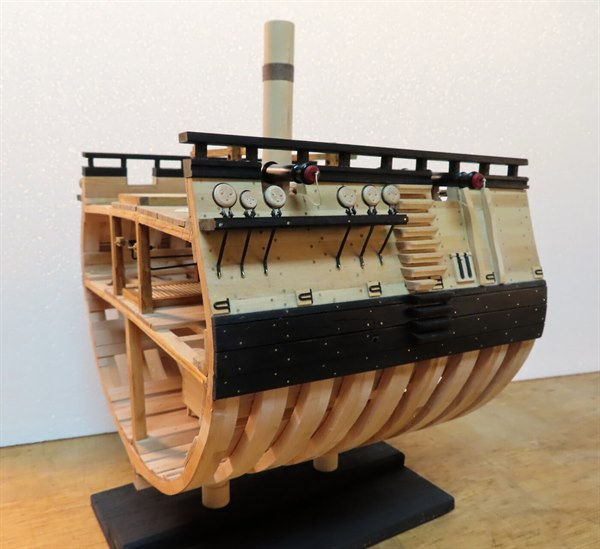 Image of HMS Blandford Cross Section