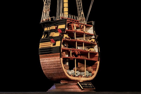 Image of HMS Victory Cross Section