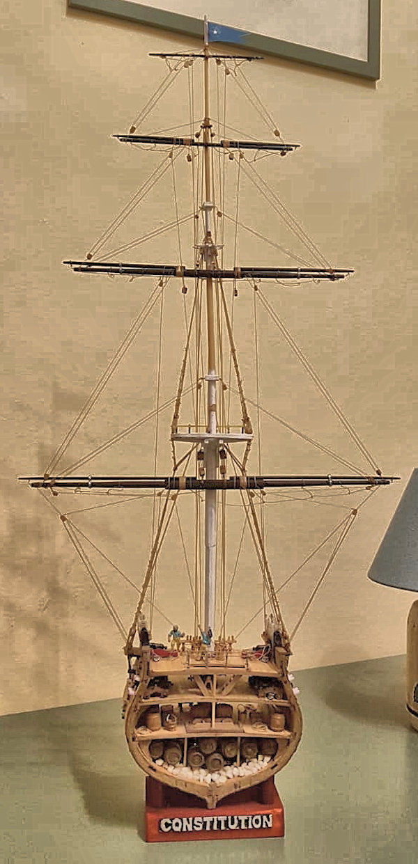 Image of USS Constitution Cross Section