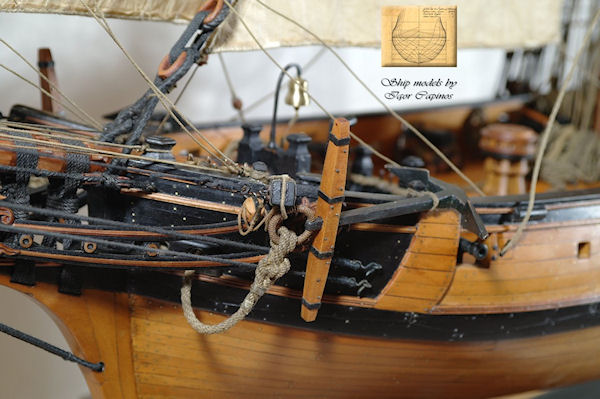 Image of 1:36 Scale Scratch Built Swedish Privateer