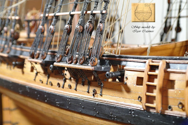 Image of 1:36 Scale Scratch Built Swedish Privateer