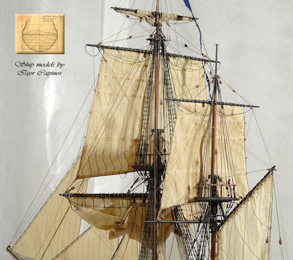 Image of 1:36 Scale Scratch Built Swedish Privateer