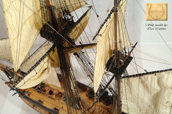 Image of 1:36 Scale Scratch Built Swedish Privateer