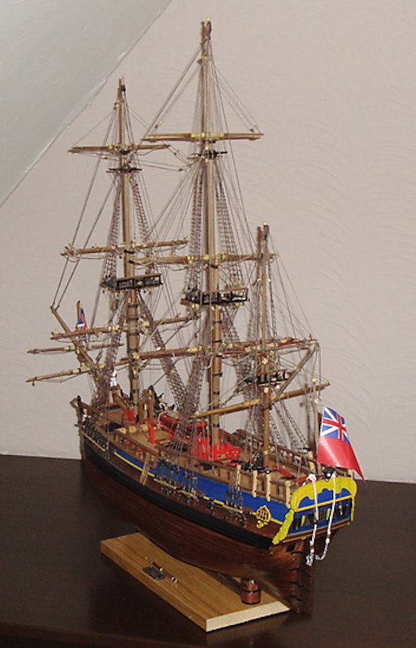 Image of AL HMS Endeavour Bark 1768 1/64th scale