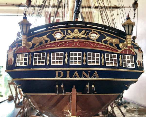 Image of HMS Diana 1:64 Scale JoTiKa